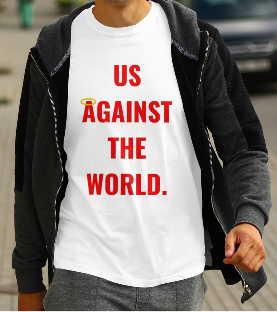 Us Against The World Angel Halo T-Shirt