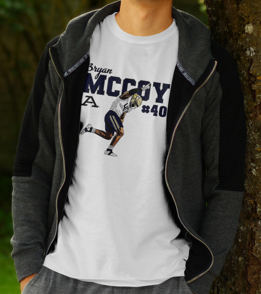 Bryan McCoy Akron Zips #40 NCAA Football T-Shirt