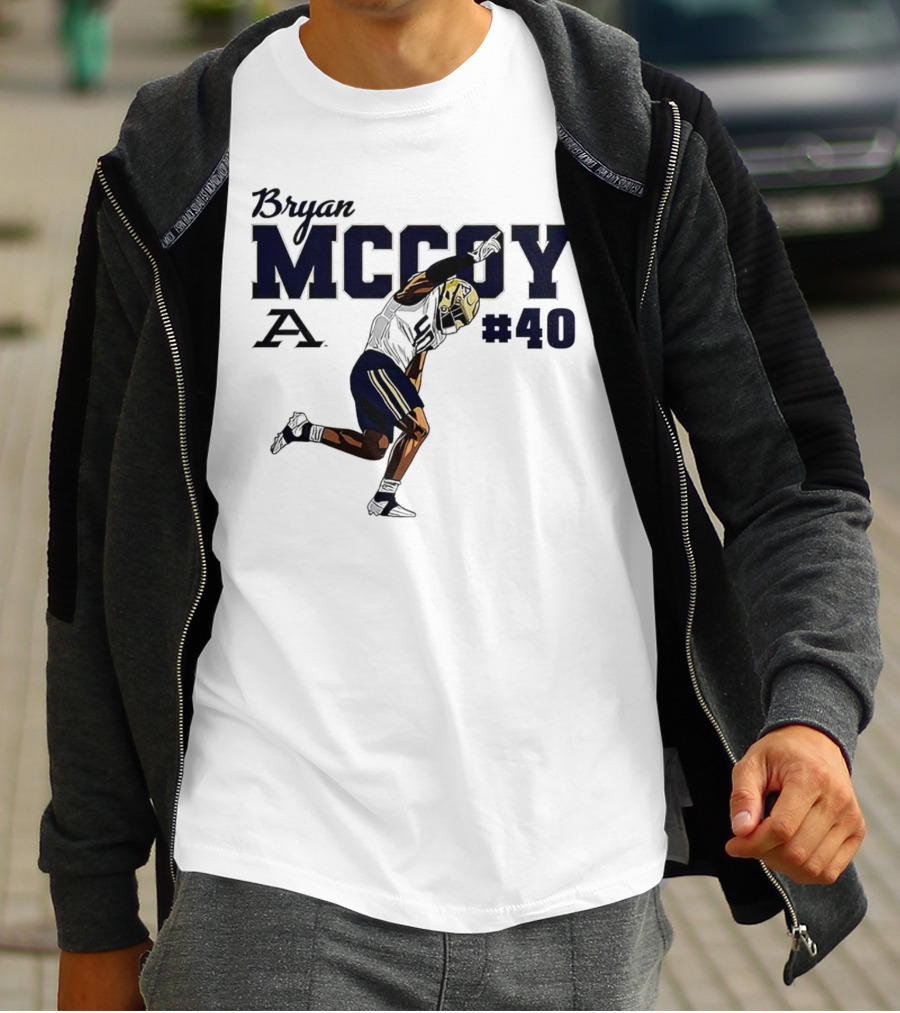Bryan McCoy Akron Zips #40 NCAA Football T-Shirt