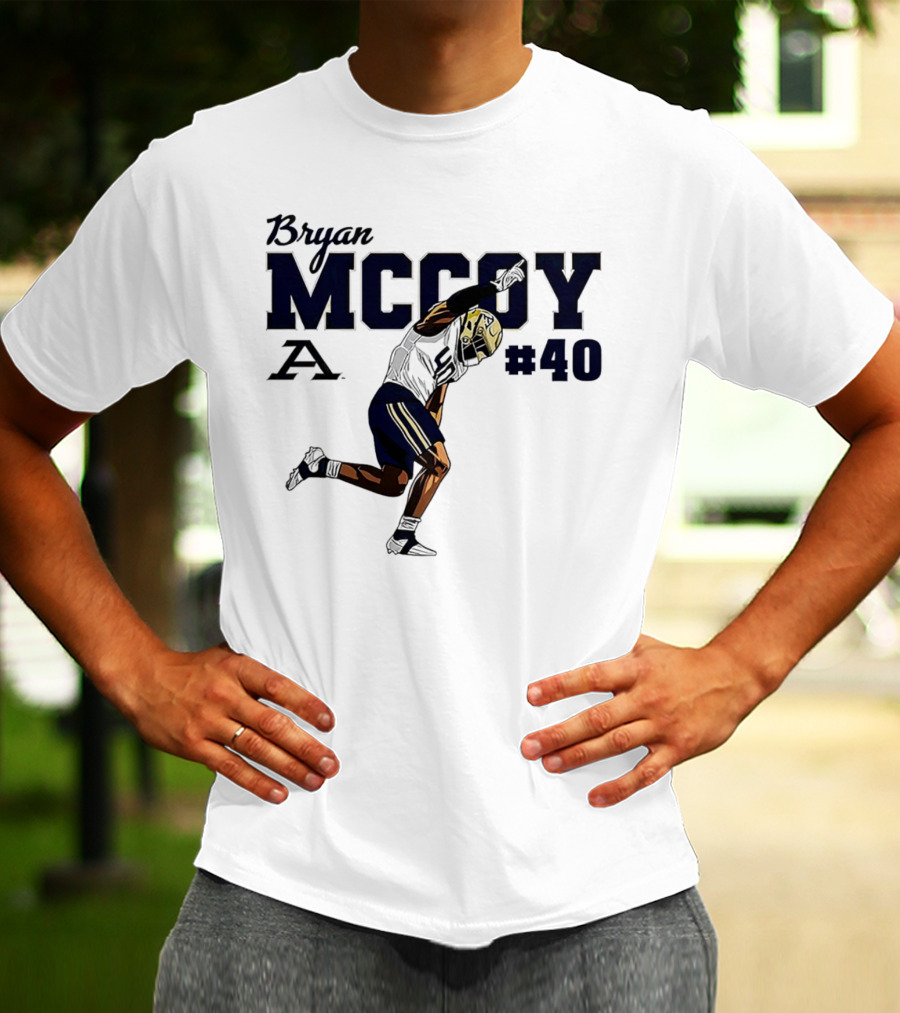 Bryan McCoy Akron Zips #40 NCAA Football T-Shirt