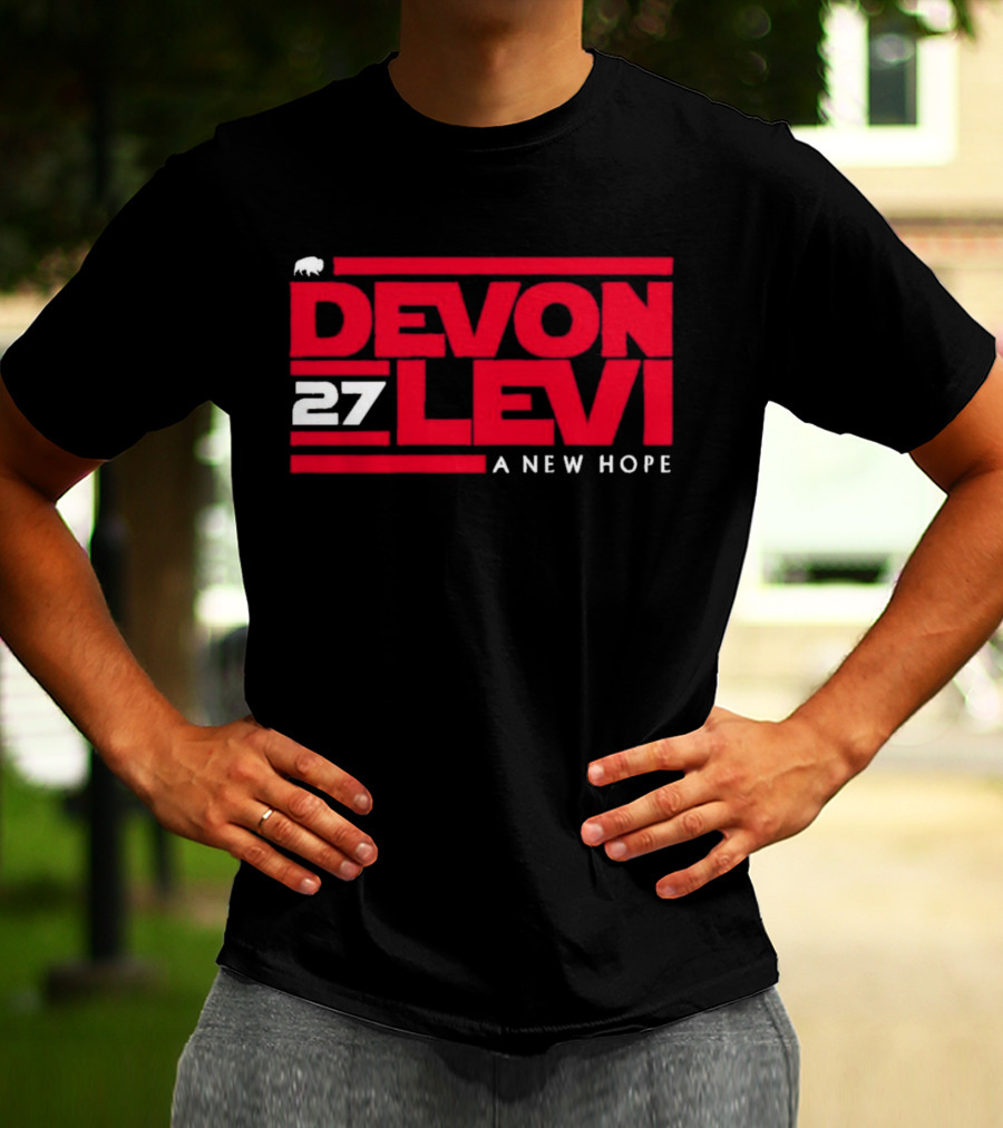Devon Levi 27 A New Hope Buffalo Sabres NHL T-Shirt
