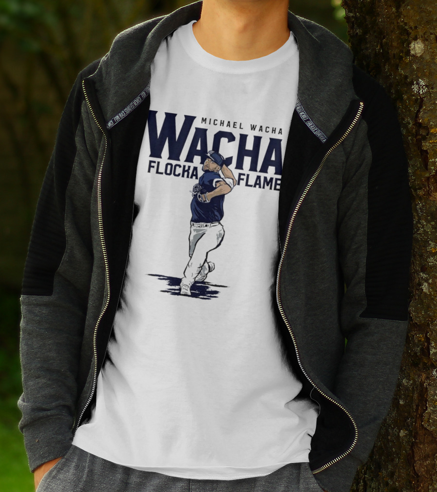 Michael Wacha Flocka Flame Pitching Baseball Kansas City Royals T-Shirt