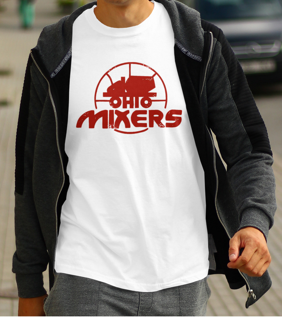 Ohio Mixers Basketball Concrete Truck T-Shirt