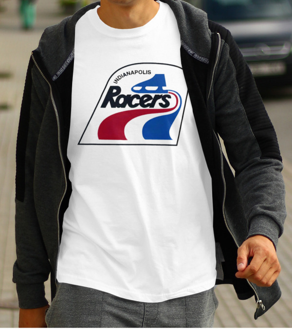 Indianapolis Racers Logo World Hockey Association T-Shirt