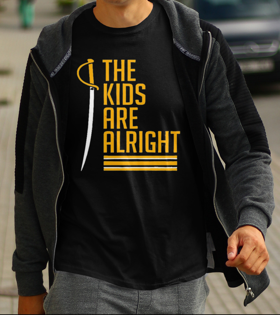 The Kids Are Alright Buffalo Sabres Sword And Stripe T-Shirt