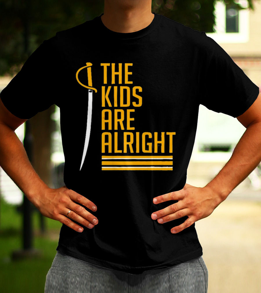 The Kids Are Alright Buffalo Sabres Sword And Stripe T-Shirt