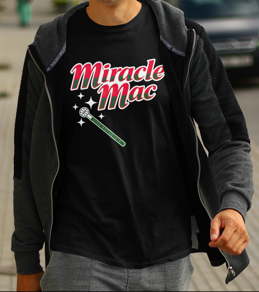 Jon Rothstein Miracle Mac Magic Basketball Stars T-Shirt