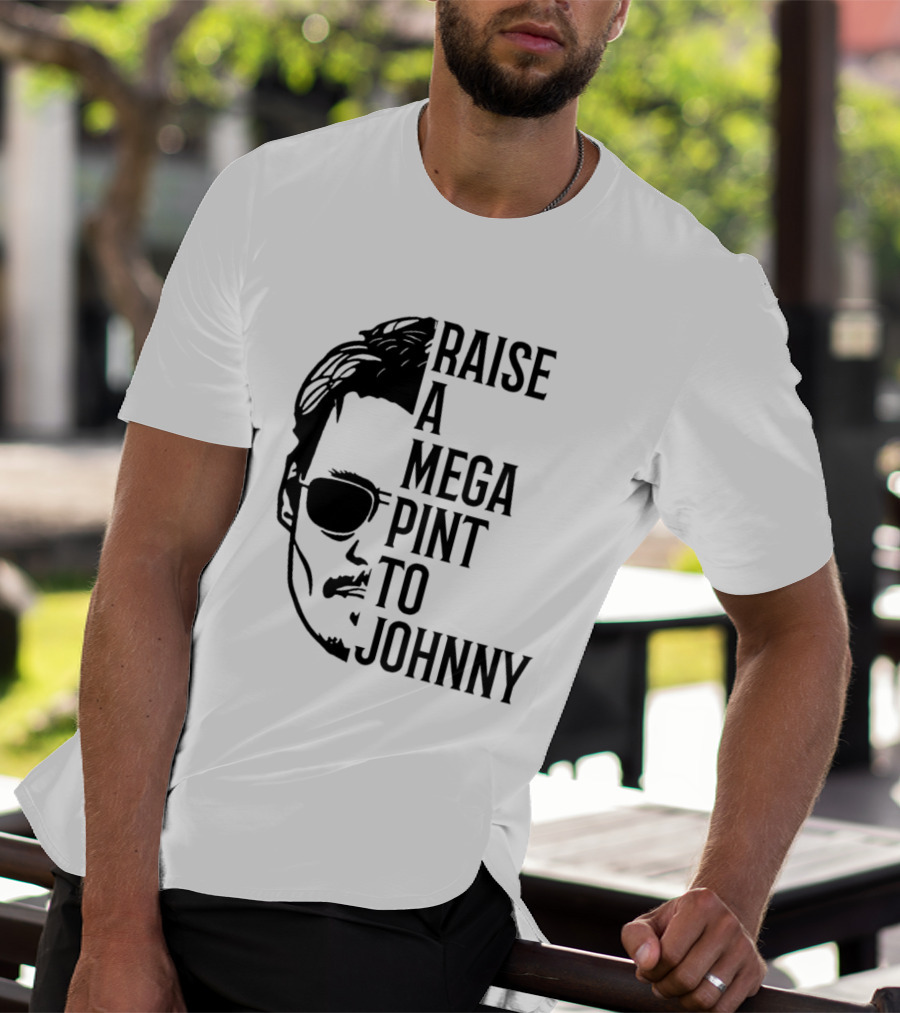 Raise A Mega Pint To Johnny T-Shirt