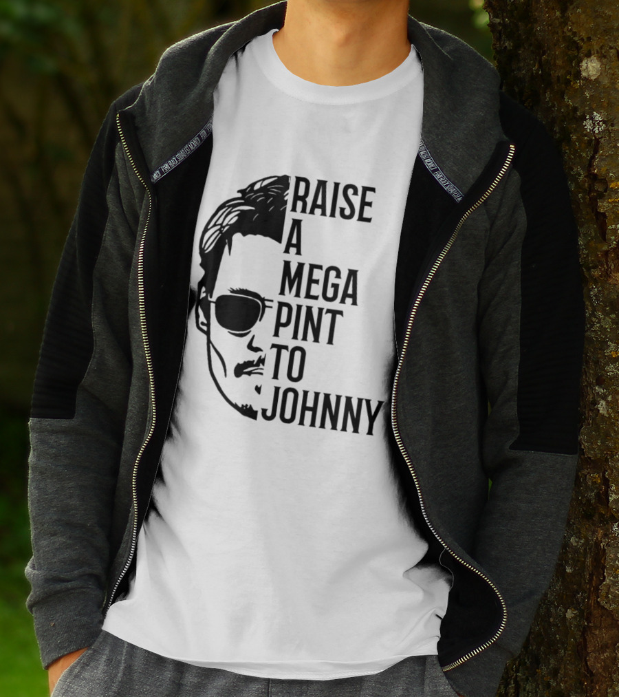 Raise A Mega Pint To Johnny T-Shirt