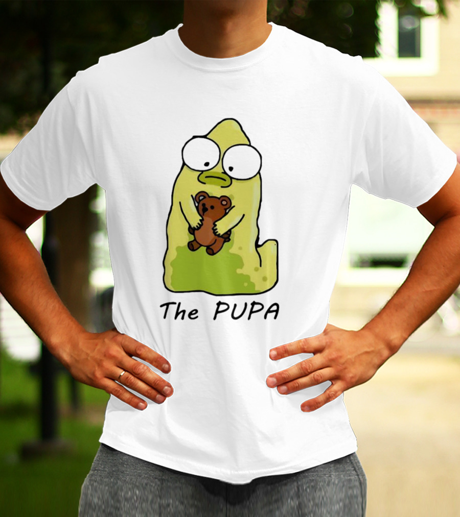 The Pupa Holding Teddy Bear Solar Opposites T-Shirt