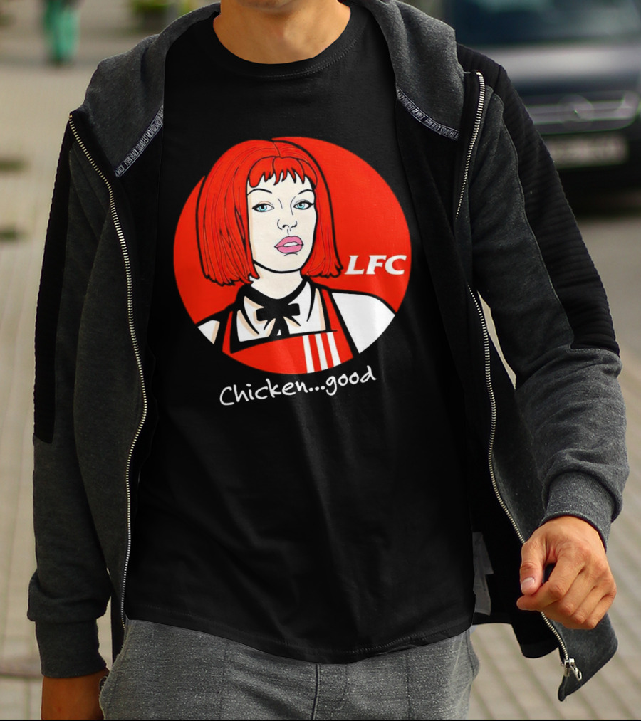 Chicken Good LFC Retro Style Redhead T-Shirt
