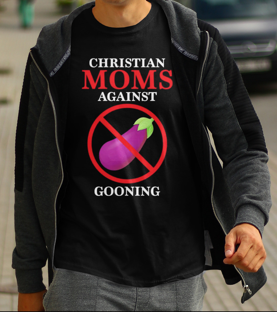 Christian Moms Against Gooning Emoji T-Shirt