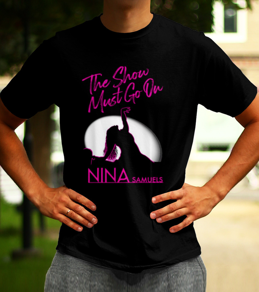Nina Samuels The Show Must Go On Spotlight T-Shirt