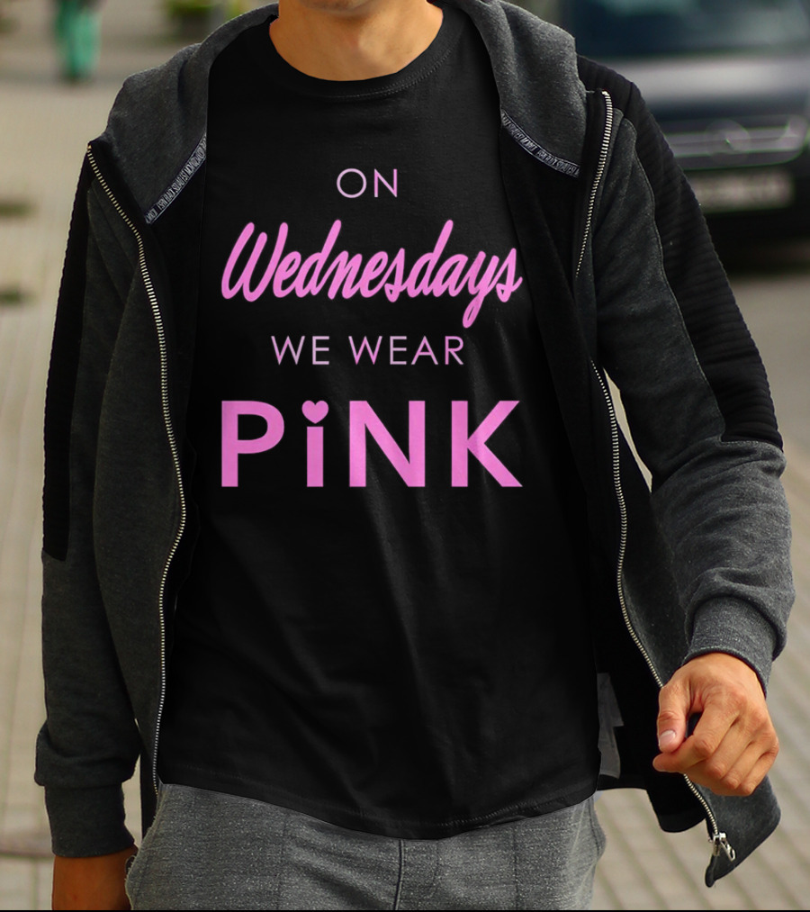 On Wednesdays We Wear Pink Mean Girls Movie T-Shirt