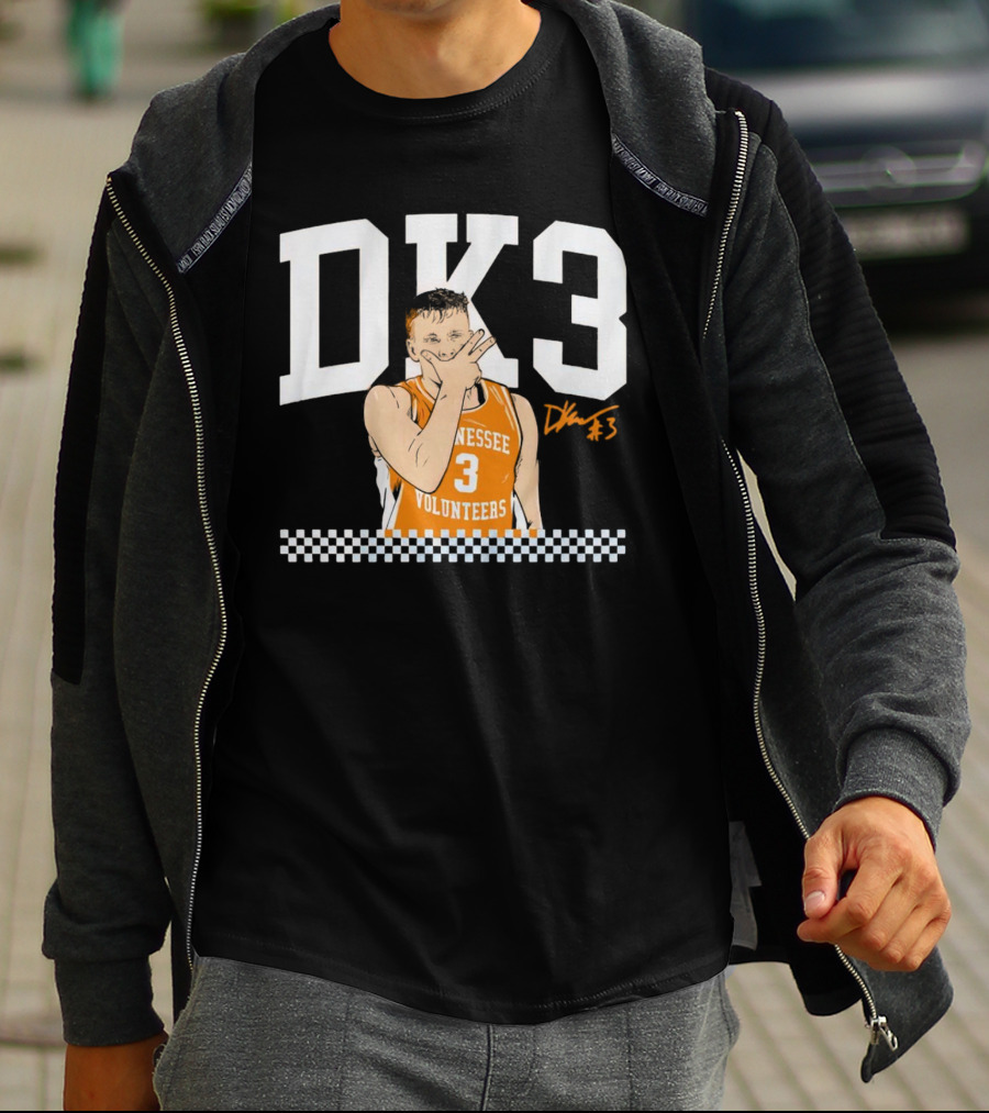 Tennessee Volunteers Basketball DK3 Dalton Knecht #3 T-Shirt