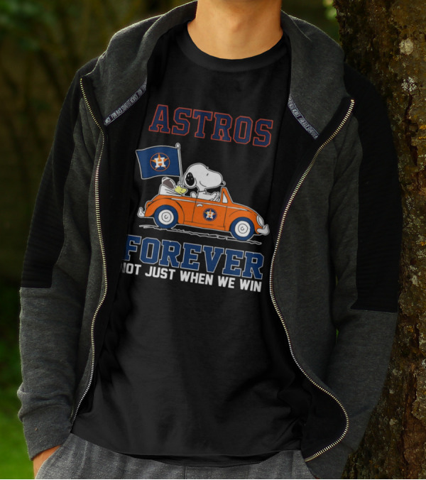Astros Snoopy Forever Not Just When We Win T-Shirt