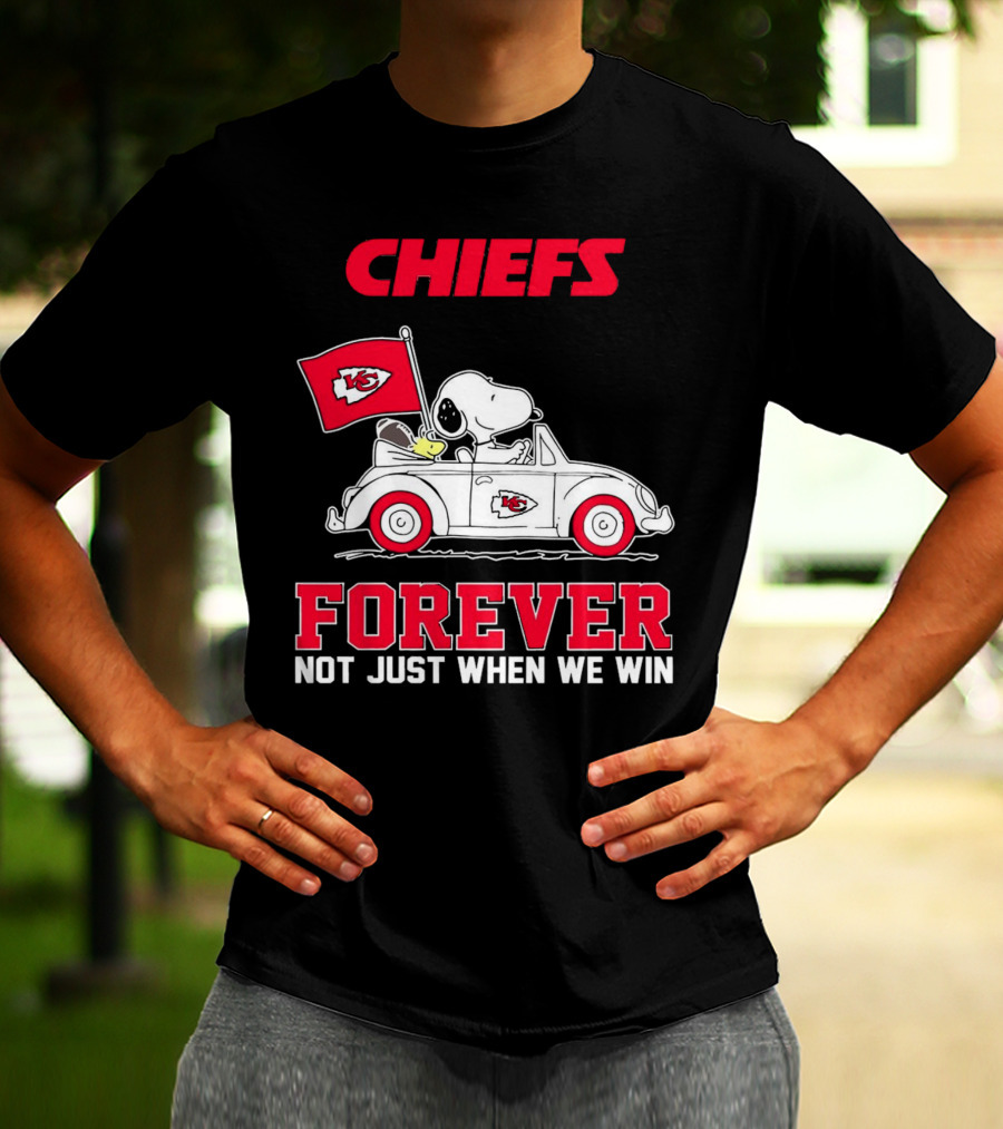 Chiefs Snoopy Forever Not Just When We Win T-Shirt