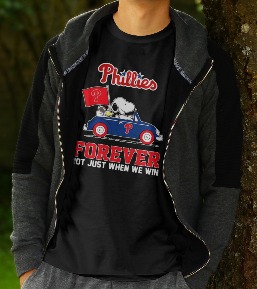 Phillies Snoopy Forever Not Just When We Win T-Shirt