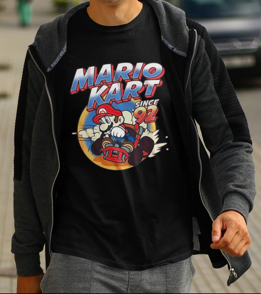 Mario Kart Since 92 Racing Adventure Retro Vibes T-Shirt