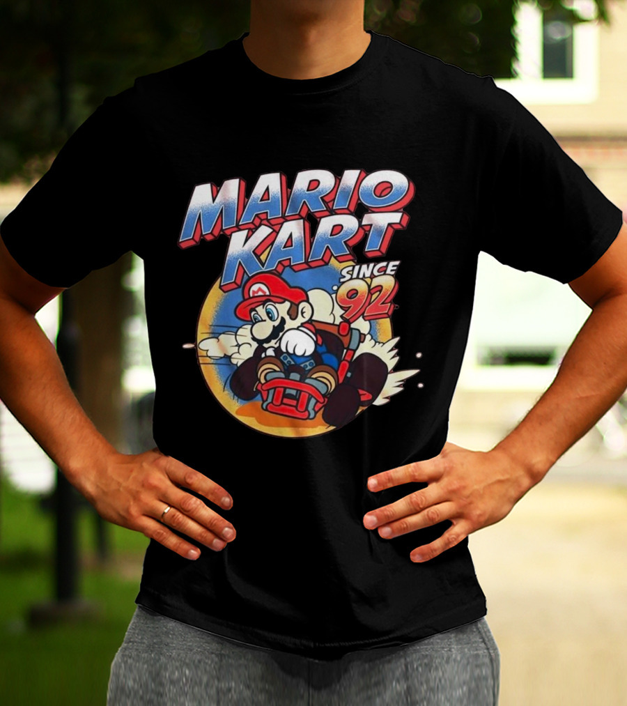 Mario Kart Since 92 Racing Adventure Retro Vibes T-Shirt