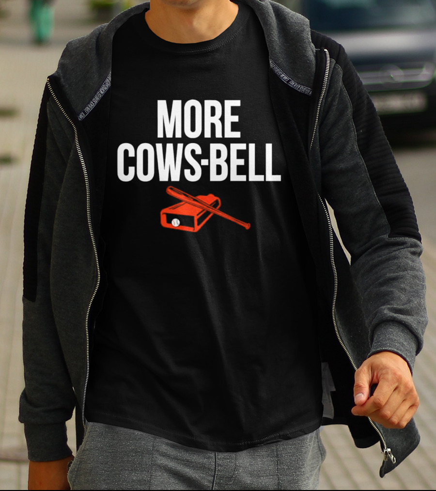 Colton Cowser More Cows-Bell Baltimore Orioles Baseball Bat And Bell T-Shirt
