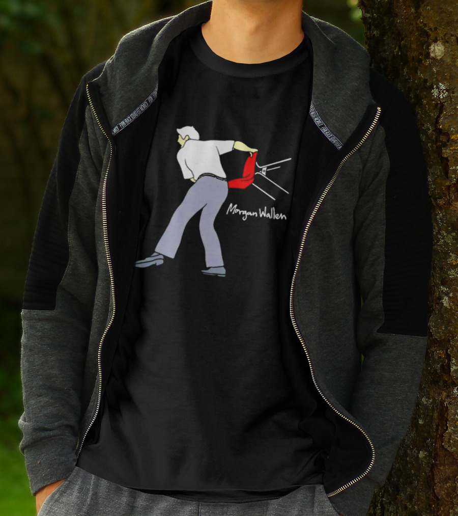 Morgan Wallen Indiana Basketball Coach Strip Technique T-Shirt