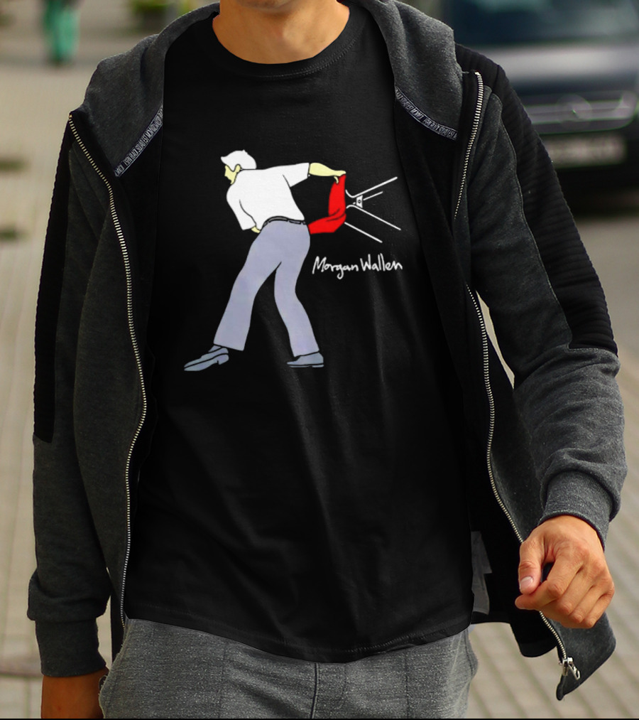 Morgan Wallen Indiana Basketball Coach Strip Technique T-Shirt