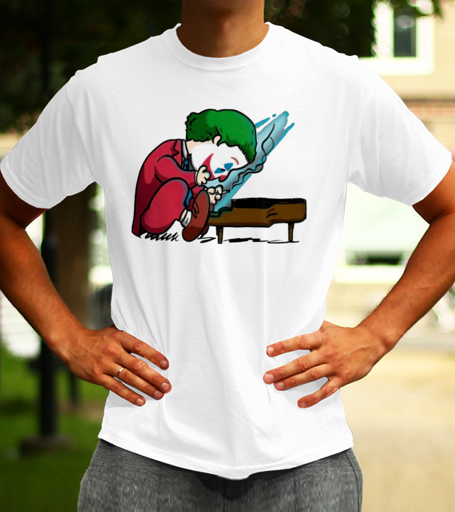 Joker Playing The Piano In Peanuts Charlie Brown T-Shirt
