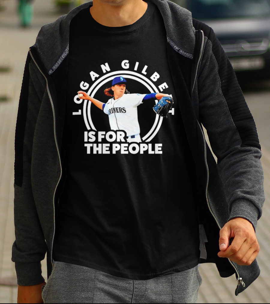 Logan Gilbert Seattle Mariners Is For The People T-Shirt