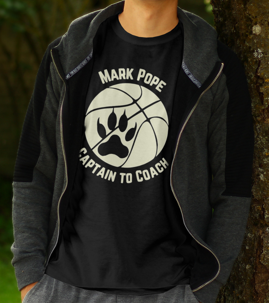 Mark Pope Captain To Coach Kentucky Basketball Legend T-Shirt