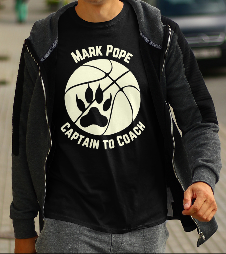 Mark Pope Captain To Coach Kentucky Basketball Legend T-Shirt