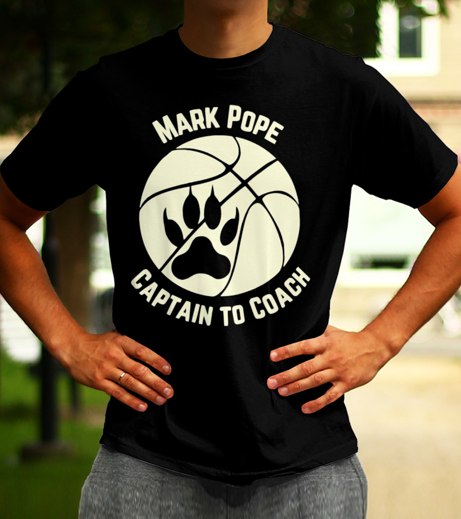 Mark Pope Captain To Coach Kentucky Basketball Legend T-Shirt