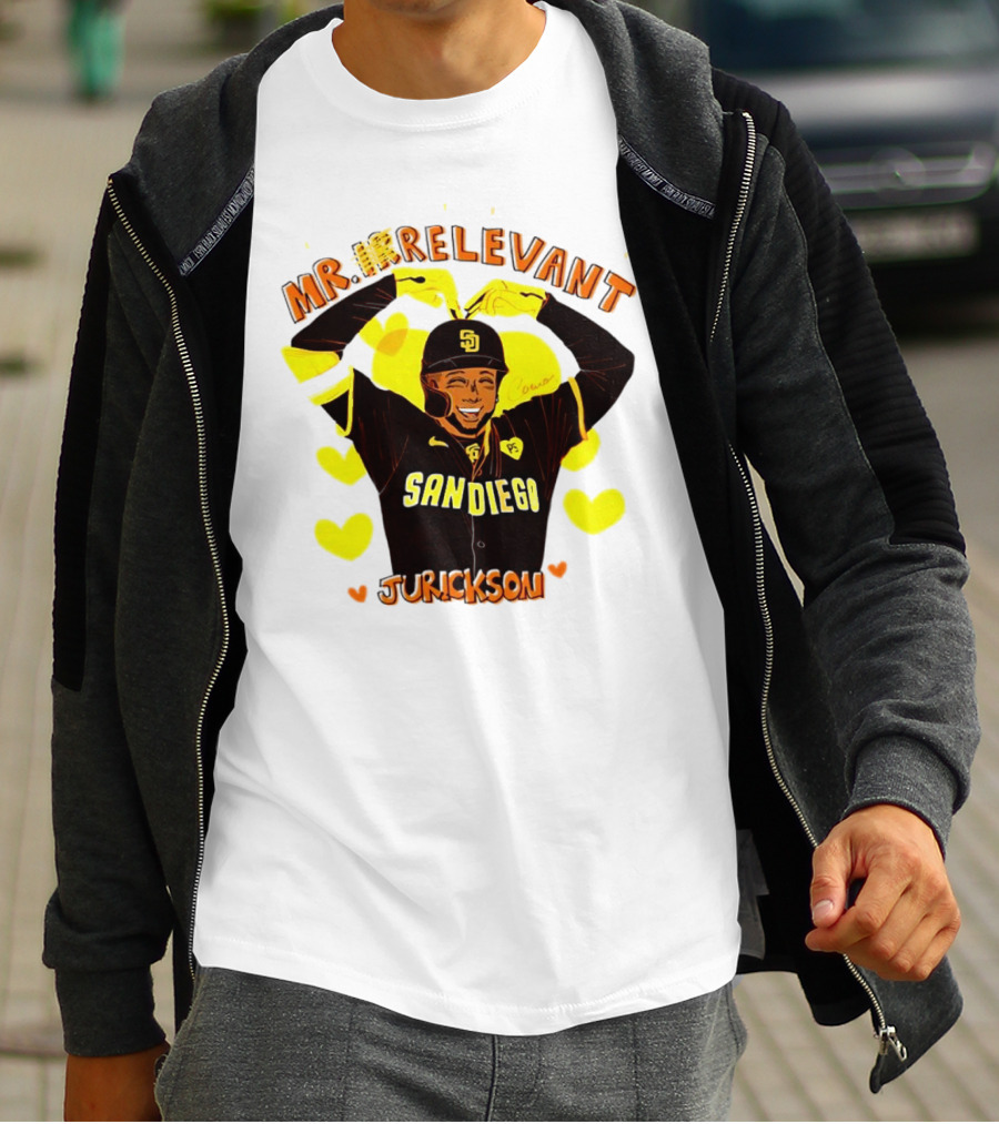 Mr Relevant Jurickson San Diego Baseball Hearts T-Shirt