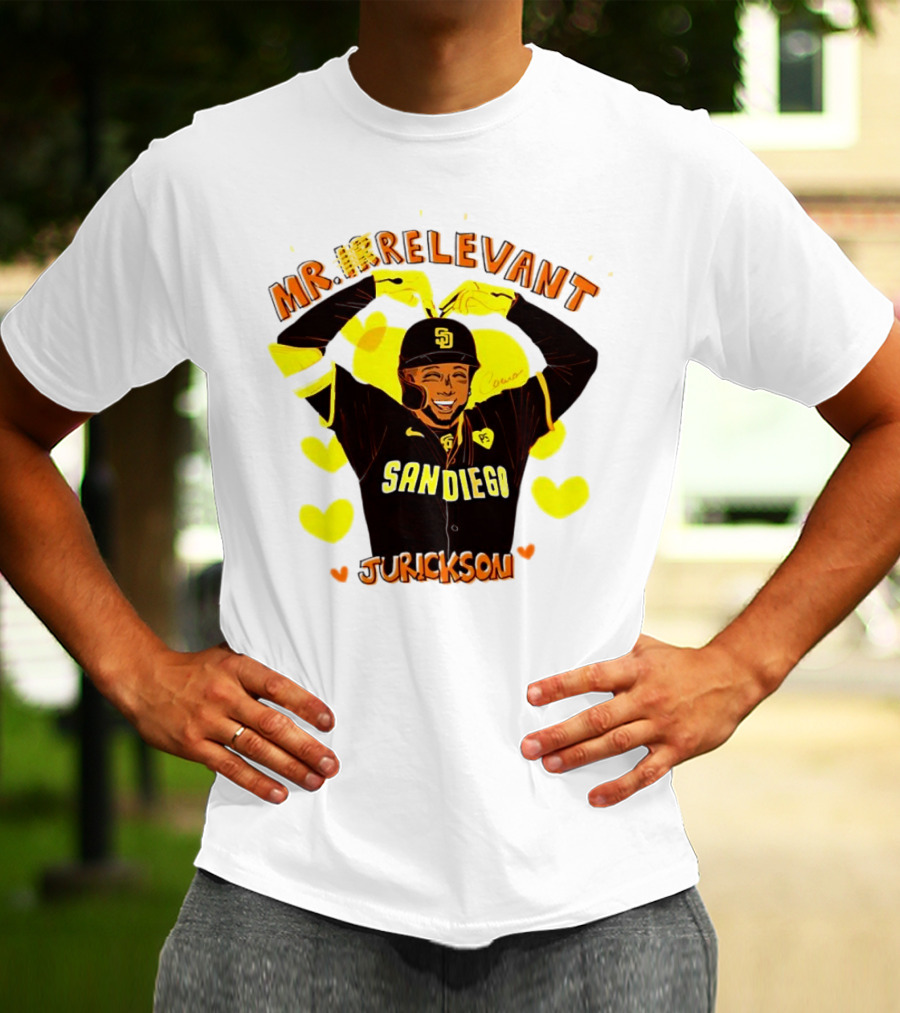 Mr Relevant Jurickson San Diego Baseball Hearts T-Shirt