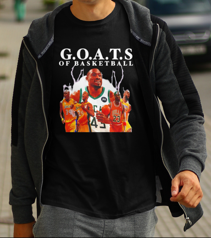 G.O.A.T.S Of Basketball NBA Players Legends T-Shirt