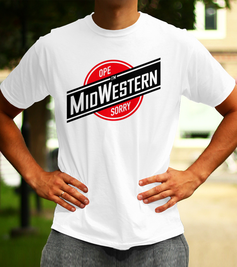 Ope I'm Sorry Midwestern Red Circle T-Shirt