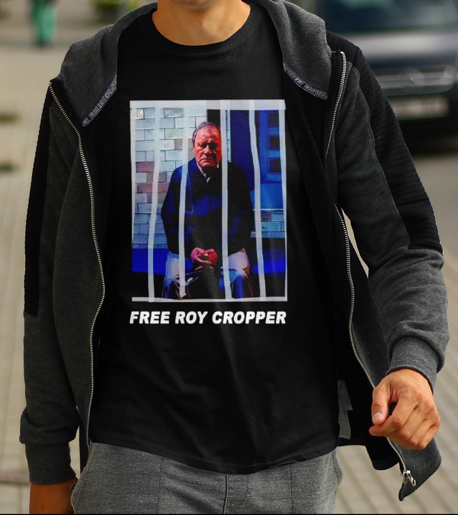 Coronation Street Free Roy Cropper Jail Image T-Shirt