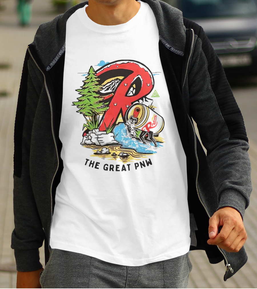 Rainier Beer The Great PNW Adventure Refresh T-Shirt