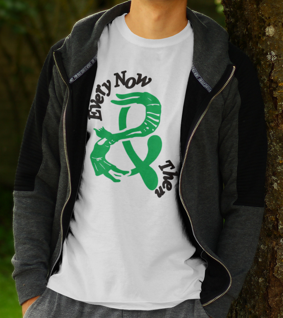 Every Now And Then Skeleton Green Dance T-Shirt