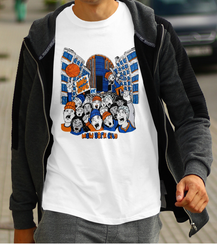 New York City Knicks NBA Bang Bong NYC Basketball Fans T-Shirt