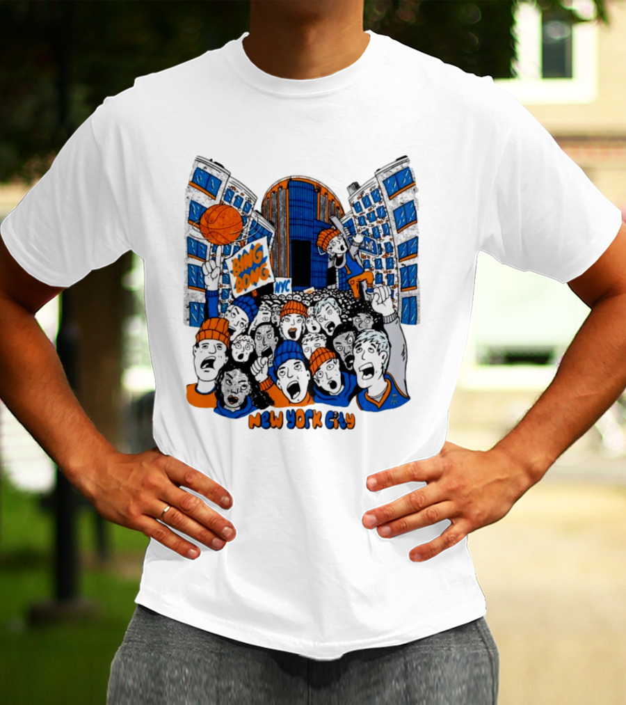 New York City Knicks NBA Bang Bong NYC Basketball Fans T-Shirt
