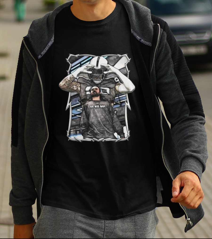Lil Ass Boy Gardner Minshew Las Vegas Raiders Football Player With Helmet And Tattoo T-Shirt