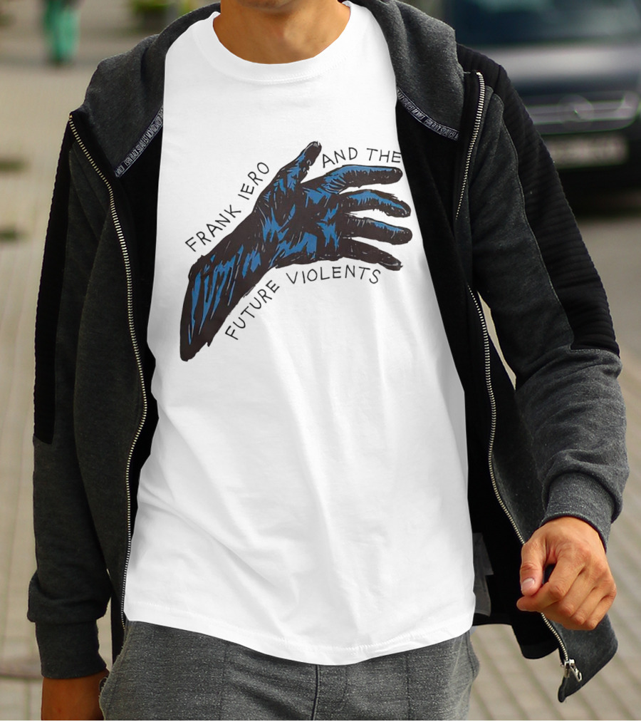 Frank Iero And The Future Violents Blue Hand T-Shirt