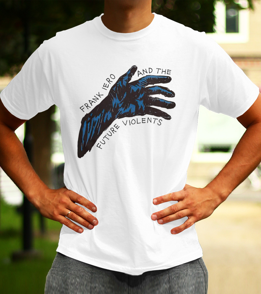 Frank Iero And The Future Violents Blue Hand T-Shirt