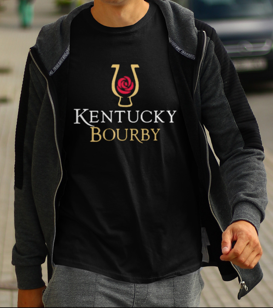 Kentucky Bourby Horseshoe Rose Bourbon T-Shirt