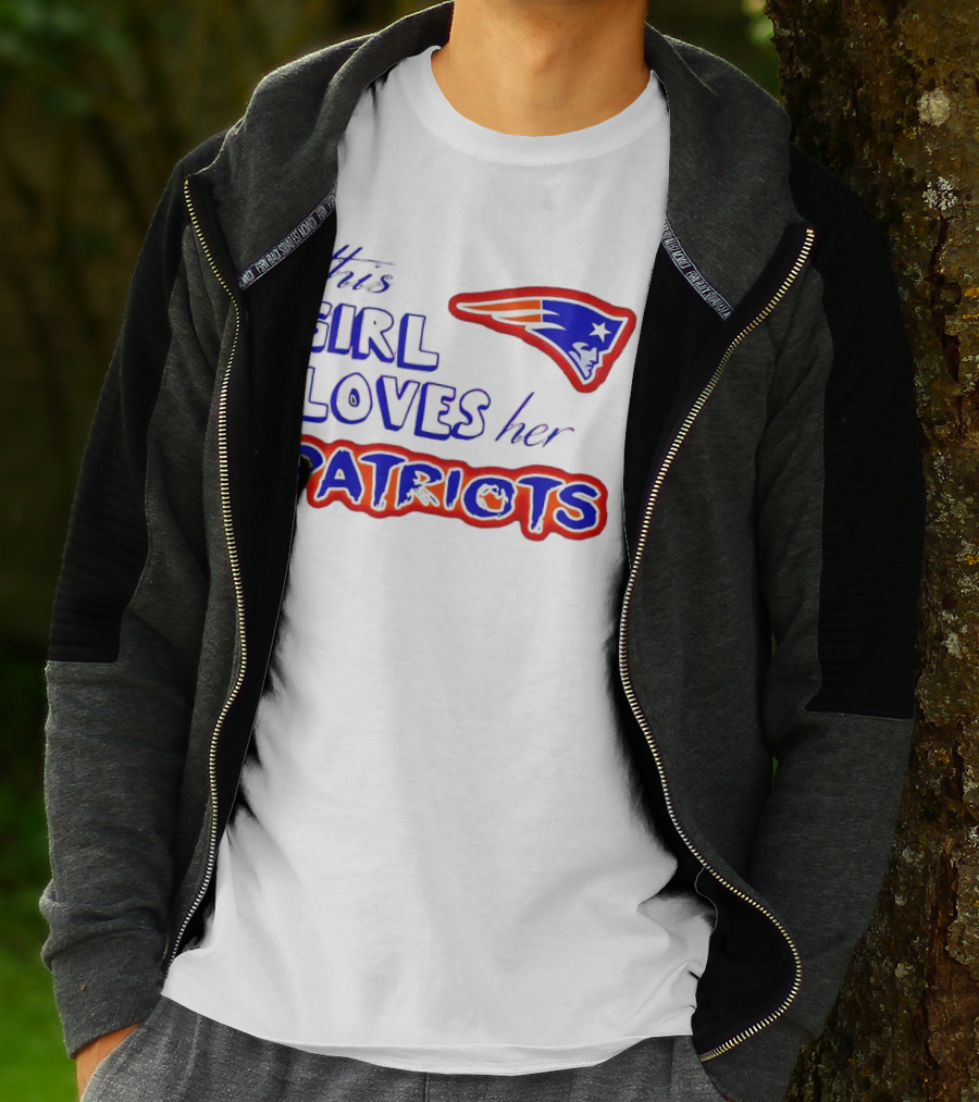 This Girl Loves Her Patriots New England Patriots T-Shirt