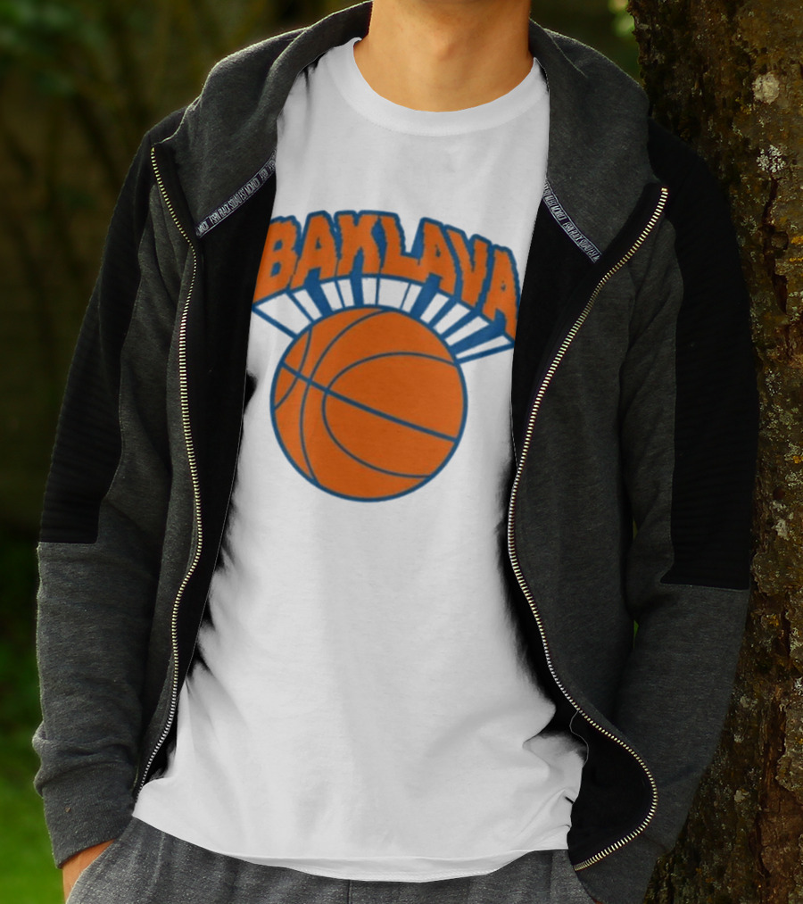 Bronson Baklava NY Knicks Basketball T-Shirt
