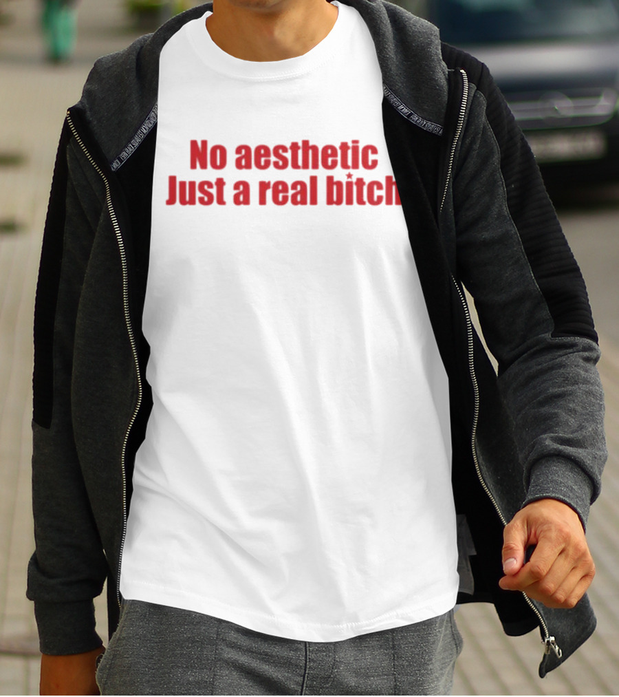No Aesthetic Just A Real Bitch Red T-Shirt