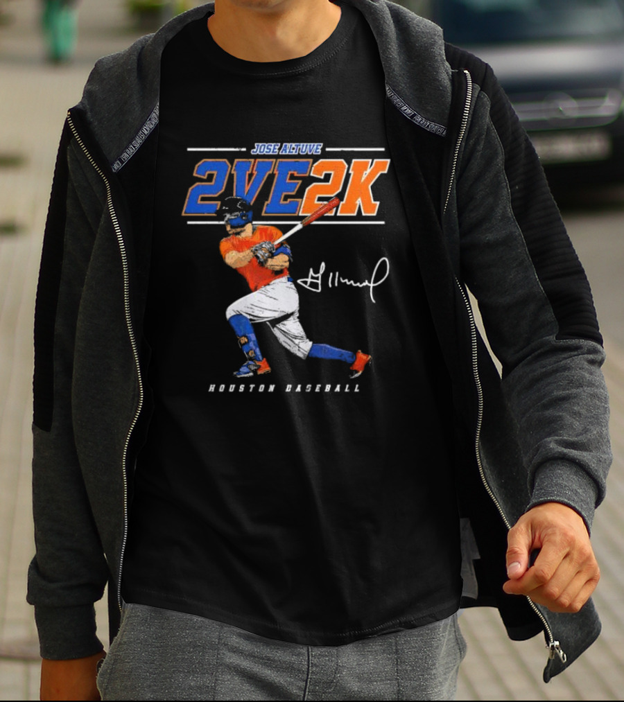 JOSE ALTUVE 2VE 2K HOUSTON BASEBALL SIGNATURE T-Shirt