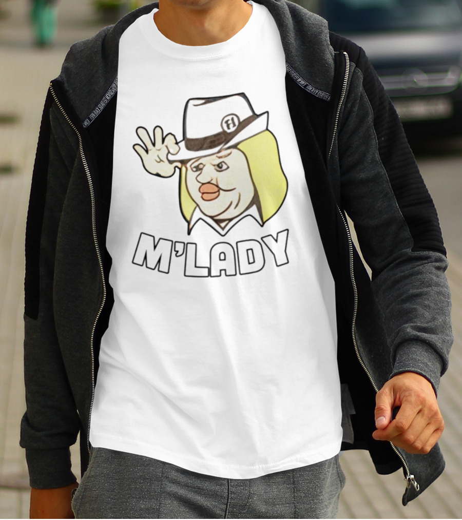 Elyse Willems M'Lady Cartoon Fedora Memes T-Shirt
